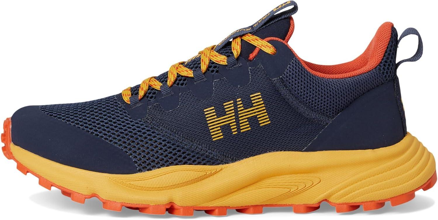 imageHellyHansen Mens Featherswift 2 TR Running Shoes Lightweight Breathable HighPerformance Trail Sneakers597 NavyGolden Glow