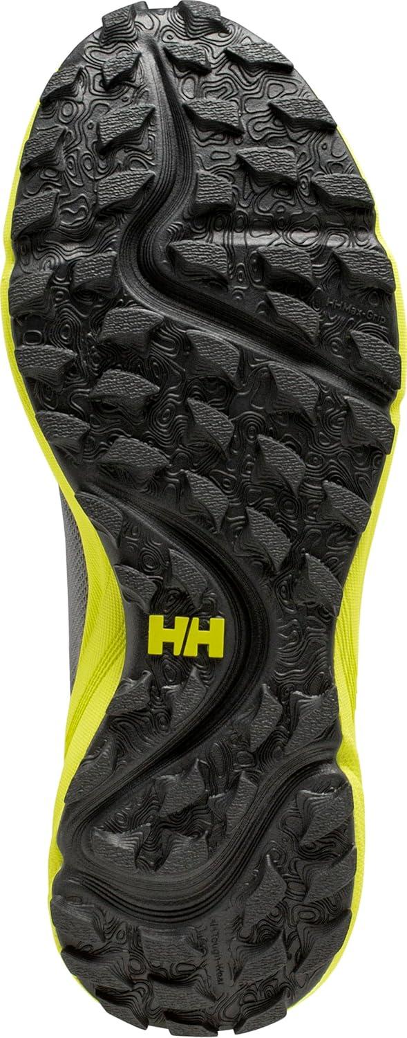 imageHellyHansen Mens Featherswift 2 TR Running Shoes Lightweight Breathable HighPerformance Trail Sneakers964 CharcoalSweet Lime