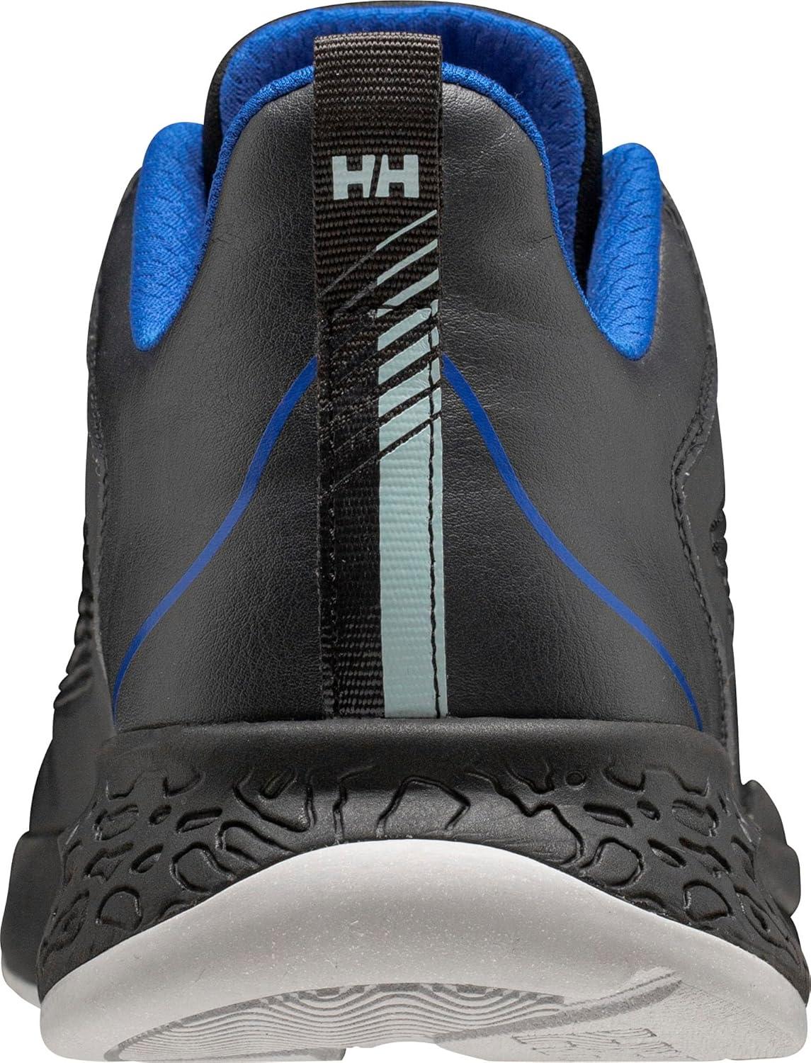 imageHellyHansen Mens Foil AC37 Mid Sailing Shoe 980 EbonyCobalt Blue 75