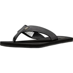 Helly-Hansen Men’s Seasand Leather Sandal 2(990 Black/Fallen Rock)