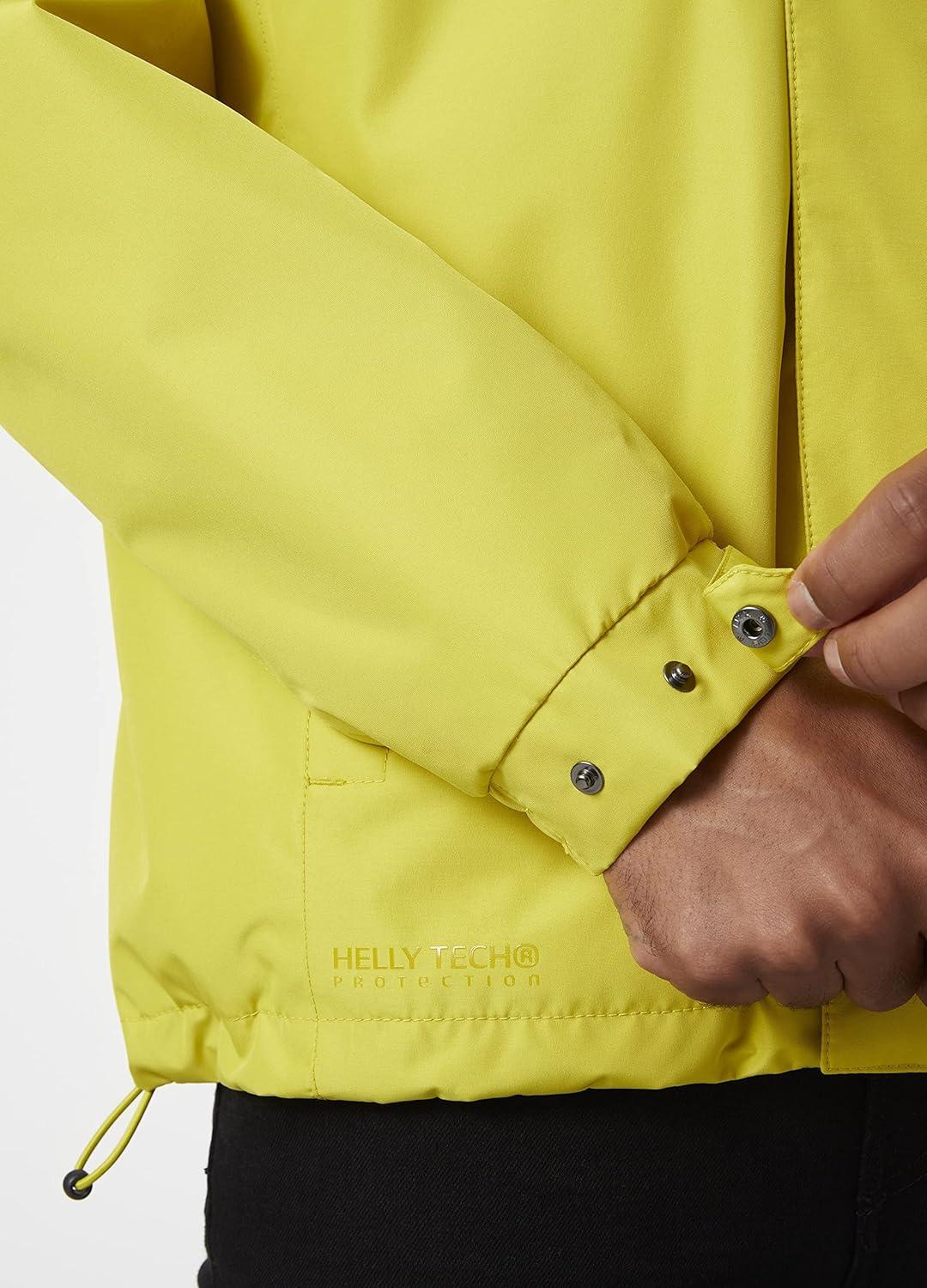 imageHelly Hansen Mens Dubliner Jacket Waterproof Windproof Breathable Shell Rain Coat with Packable Hood426 Warm Olive