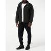 Helly Hansen Men’s Dubliner Jacket Waterproof, Windproof, Breathable Shell Rain Coat with Packable Hood(990 Black)