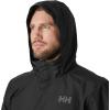 Helly Hansen Men’s Dubliner Jacket Waterproof, Windproof, Breathable Shell Rain Coat with Packable Hood(990 Black)
