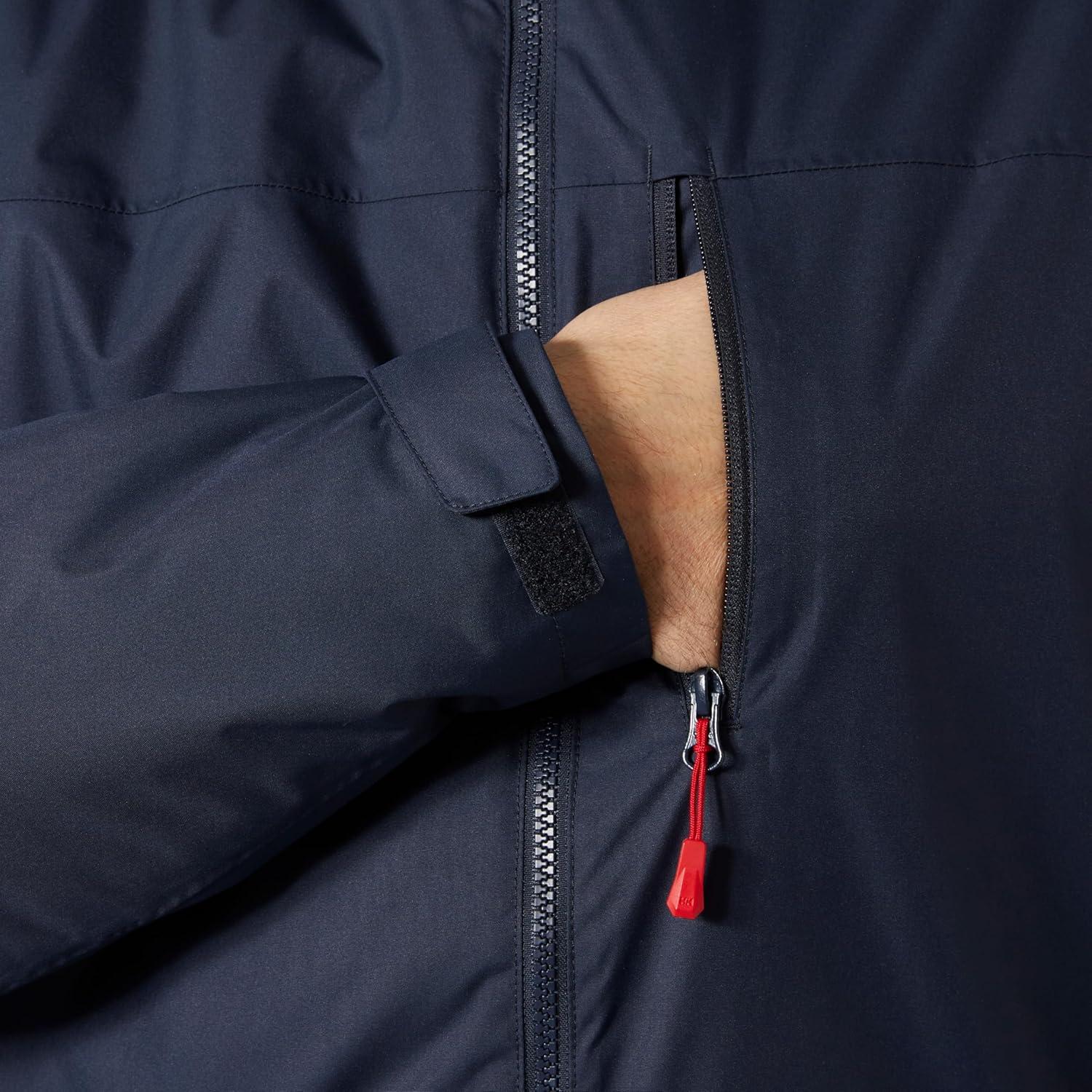 imageHellyHansen Crew Hooded Midlayer 20 Waterproof Jackets for Men with Insulated Windproof Sailing Fabric and Packable Hood
