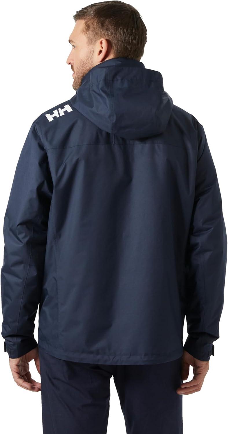 imageHellyHansen Crew Hooded Midlayer 20 Waterproof Jackets for Men with Insulated Windproof Sailing Fabric and Packable Hood