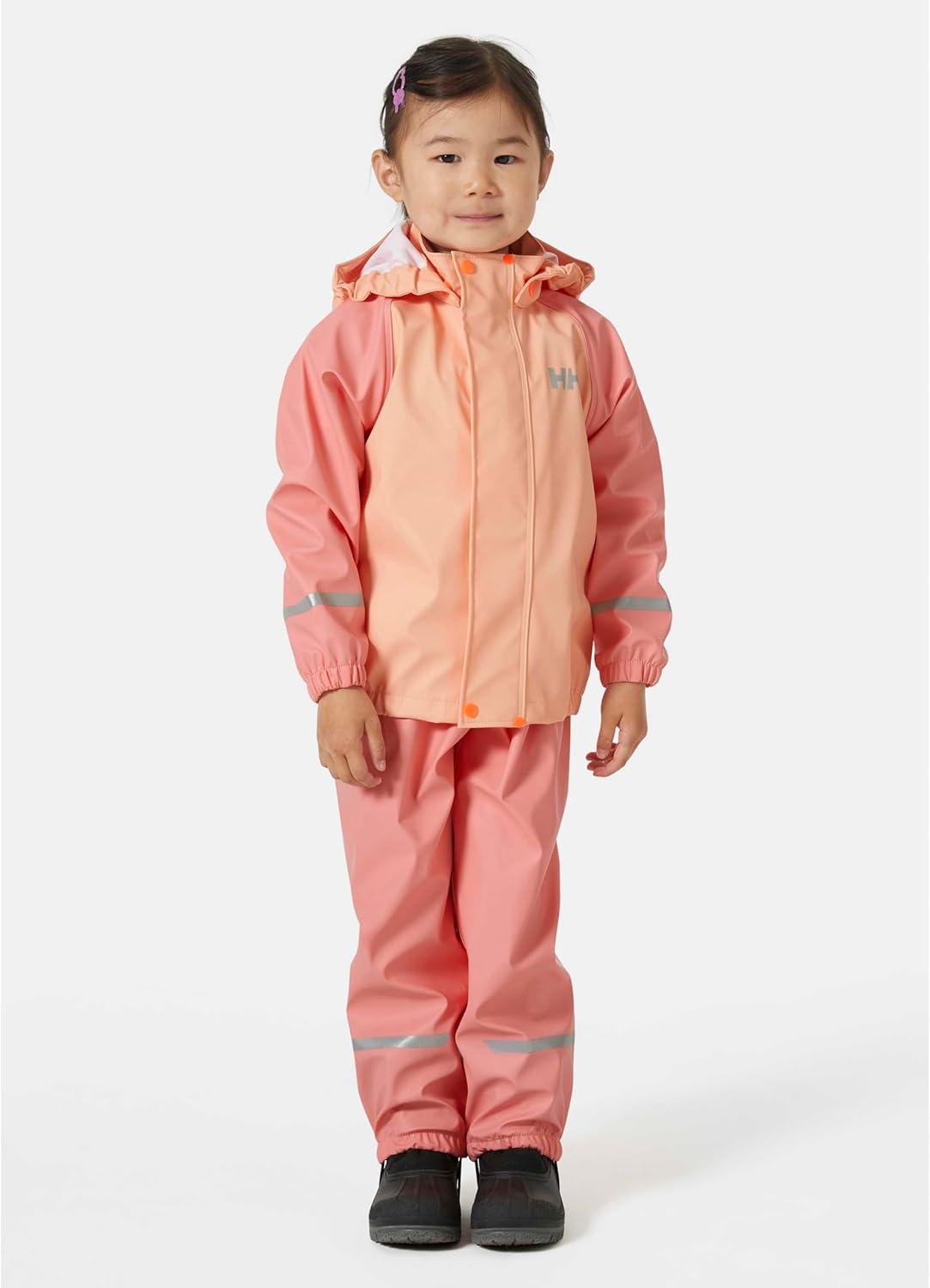 imageHellyHansen boys Bergen 20 Pu Rainset066 Coral Almond
