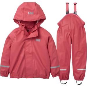 Helly-Hansen boys Bergen 2.0 Pu Rainset(101 Poppy Red)