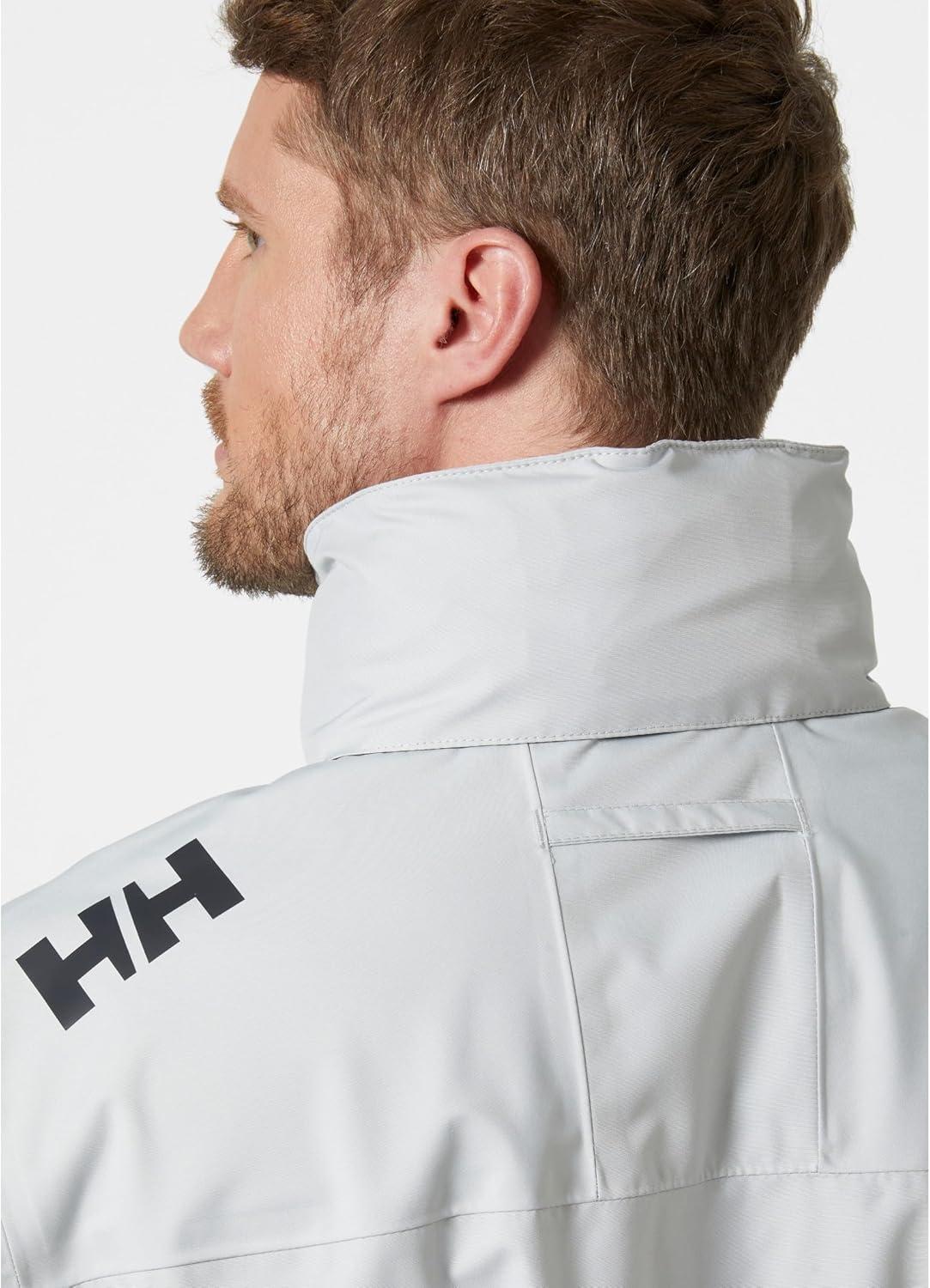 imageHellyHansen Mens Crew Hooded Jacket 2853 Grey Fog