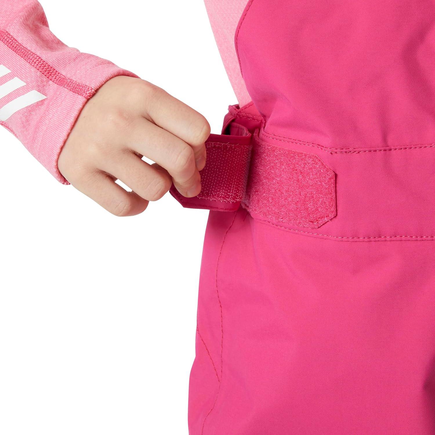 imageHellyHansen Junior Summit 20 Bib Pant Unisex Waterproof Ski amp Snowboard Overalls Adjustable Fit Breathable Durable181 Dragon Fruit