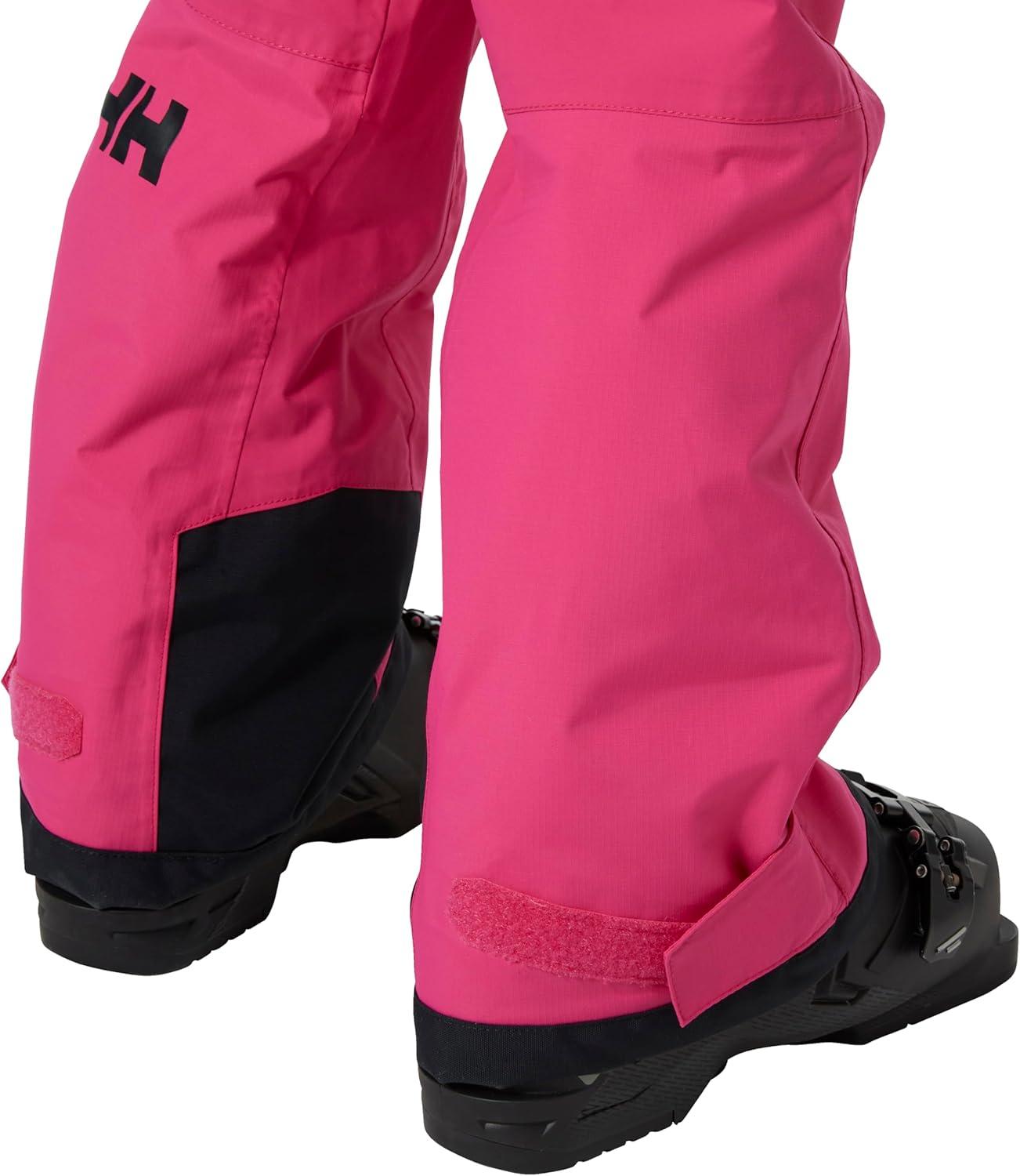 imageHellyHansen Junior Summit 20 Bib Pant Unisex Waterproof Ski amp Snowboard Overalls Adjustable Fit Breathable Durable181 Dragon Fruit