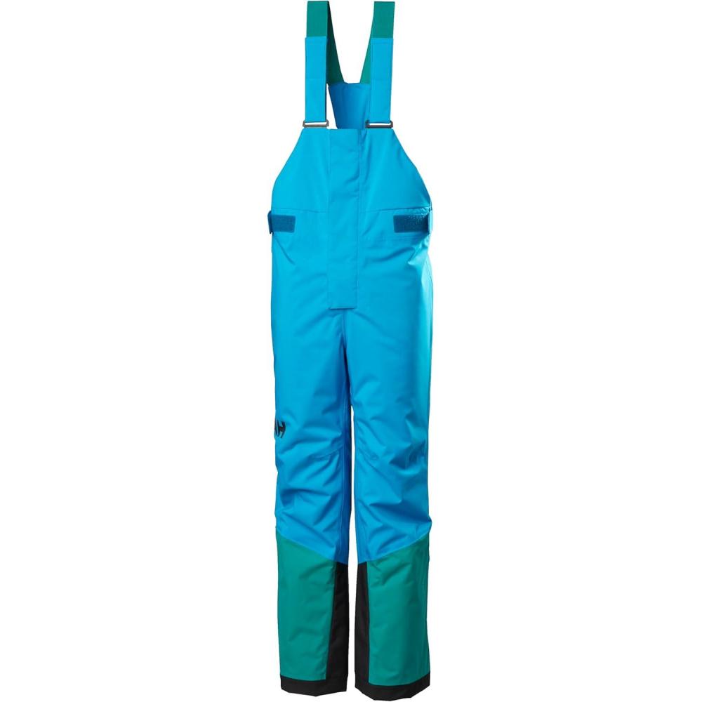imageHellyHansen Junior Summit 20 Bib Pant Unisex Waterproof Ski amp Snowboard Overalls Adjustable Fit Breathable Durable578 Neptune Blue