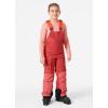 Helly-Hansen Junior Summit 2.0 Bib Pant, Unisex Waterproof Ski & Snowboard Overalls, Adjustable Fit, Breathable, Durable(101 Poppy Red)