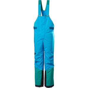 Helly-Hansen Junior Summit 2.0 Bib Pant, Unisex Waterproof Ski & Snowboard Overalls, Adjustable Fit, Breathable, Durable(578 Neptune Blue)