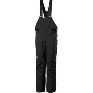 Helly-Hansen Junior Summit 2.0 Bib Pant, Unisex Waterproof Ski & Snowboard Overalls, Adjustable Fit, Breathable, Durable(990 Black)