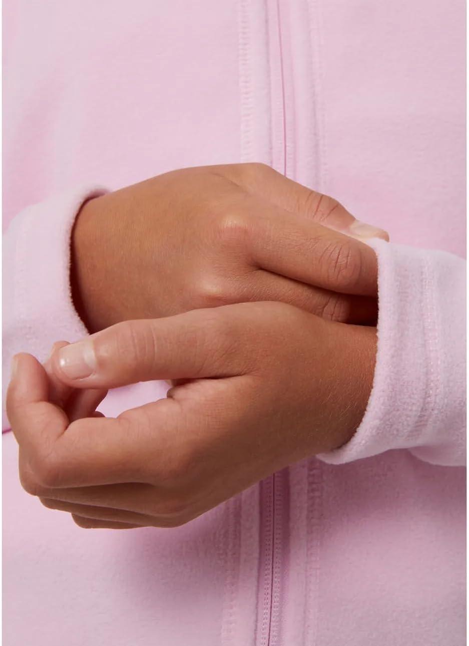 imageHellyHansen unisexchild Kids Daybreaker 20 Fullzip Fleece Jacket095 Pink Sorbet