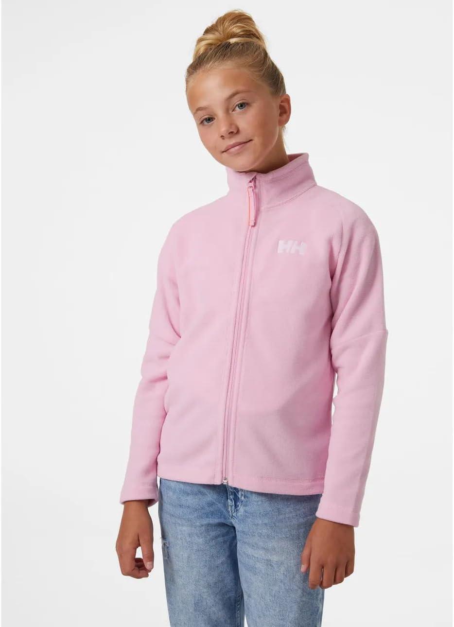 imageHellyHansen unisexchild Kids Daybreaker 20 Fullzip Fleece Jacket095 Pink Sorbet