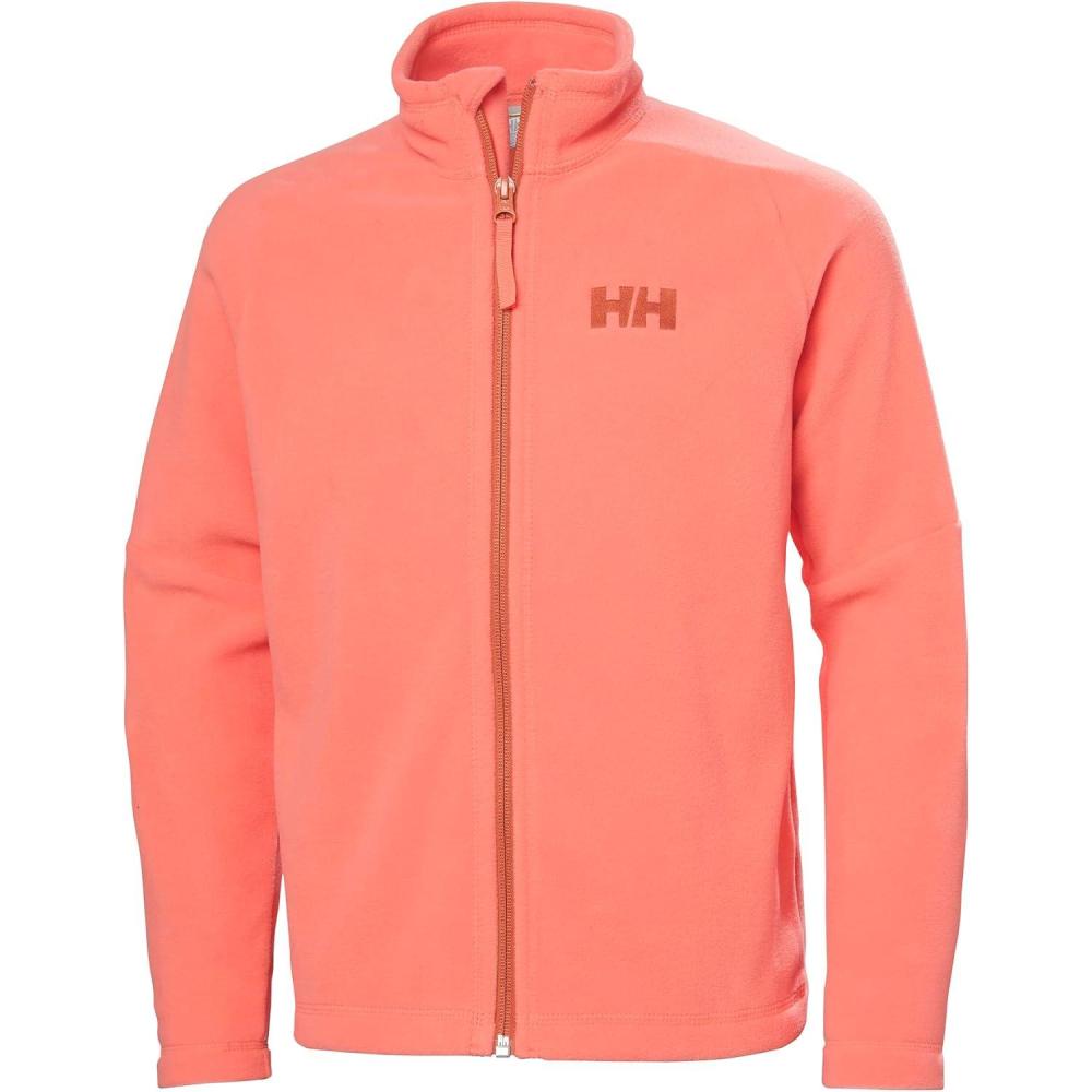 imageHellyHansen unisexchild Kids Daybreaker 20 Fullzip Fleece Jacket284 Peach Echo
