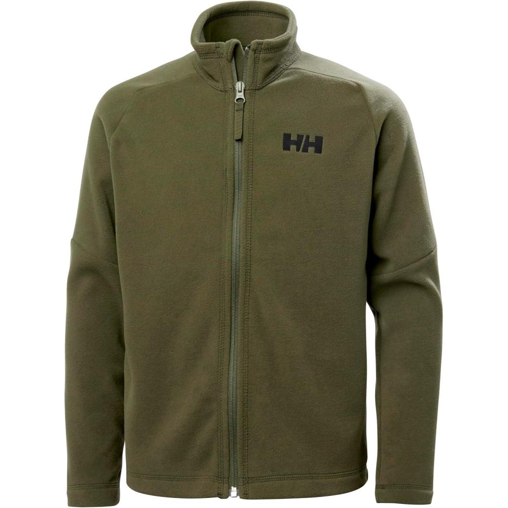 imageHellyHansen unisexchild Kids Daybreaker 20 Fullzip Fleece Jacket431 Utility Green