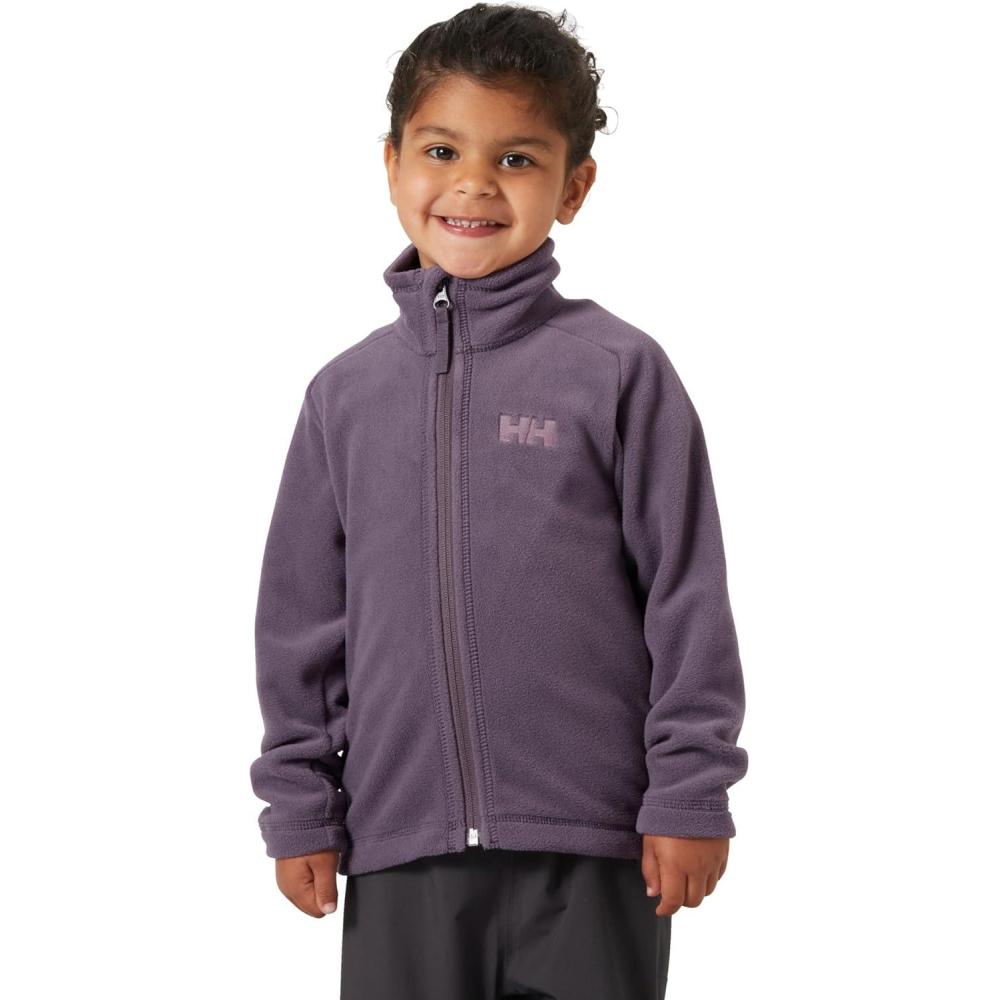imageHellyHansen unisexchild Kids Daybreaker 20 Fullzip Fleece Jacket654 Smoked Purple