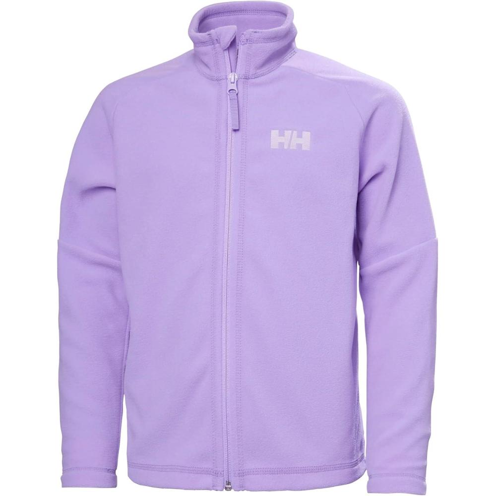 imageHellyHansen unisexchild Kids Daybreaker 20 Fullzip Fleece Jacket699 Heather
