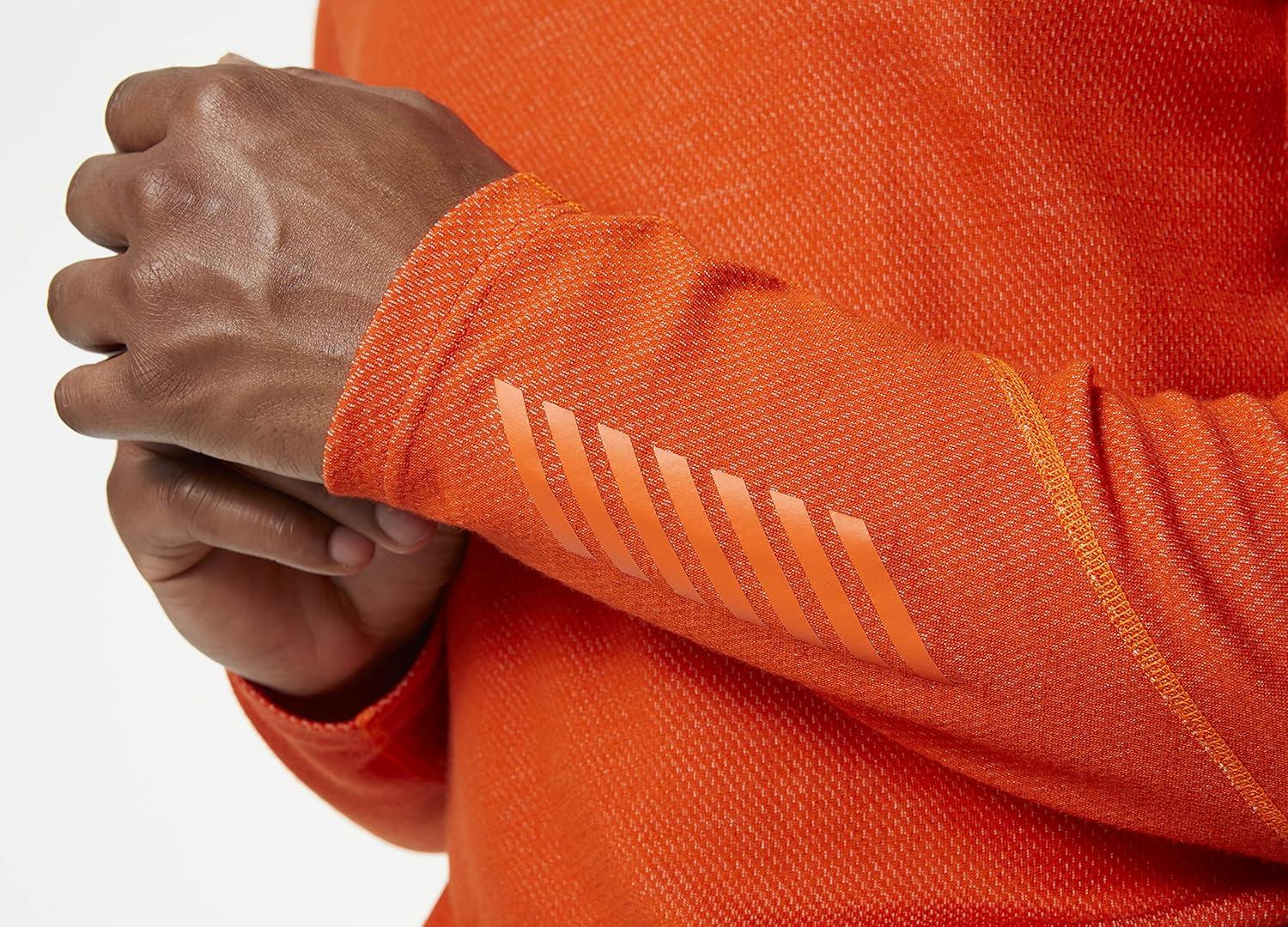 imageHellyHansen LIFA Merino Midweight Crew Base Layer for Men Warm amp Breathable Ideal for Winter Sports amp Outdoor Activities300 Patrol Orange