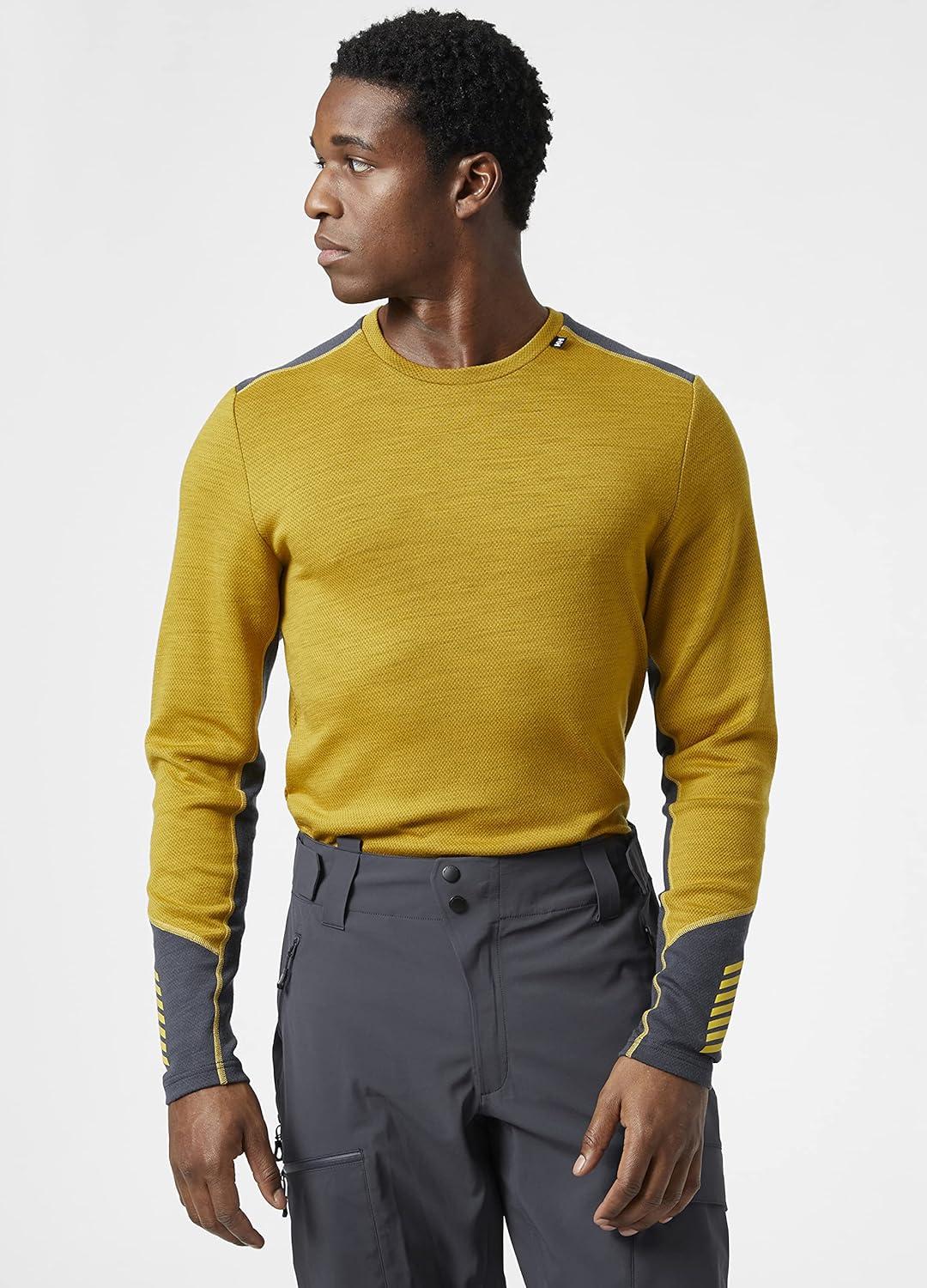 imageHellyHansen LIFA Merino Midweight Crew Base Layer for Men Warm amp Breathable Ideal for Winter Sports amp Outdoor Activities349 Arrowwood