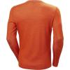 Helly-Hansen LIFA Merino Midweight Crew Base Layer for Men – Warm & Breathable, Ideal for Winter Sports & Outdoor Activities(300 Patrol Orange)