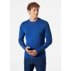 Helly-Hansen LIFA Merino Midweight Crew Base Layer for Men – Warm & Breathable, Ideal for Winter Sports & Outdoor Activities(543 Cobalt 2.0)