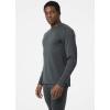Helly-Hansen LIFA Merino Midweight Crew Base Layer for Men – Warm & Breathable, Ideal for Winter Sports & Outdoor Activities(609 Storm)