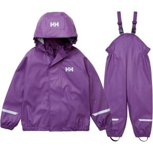 Helly Hansen unisex-child Helly Hansen Kid’s New Bergen Pu Rainset(678 Crushed Grape)
