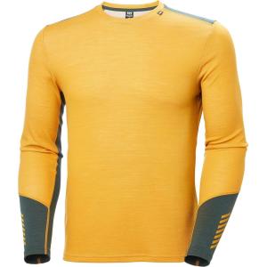 Helly-Hansen LIFA Merino Midweight Crew Base Layer for Men – Warm & Breathable, Ideal for Winter Sports & Outdoor Activities(328 Cloudberry)