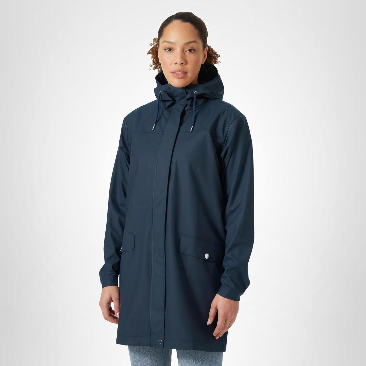 imageHelly Hansen womens Moss Rain Coat597 Navy