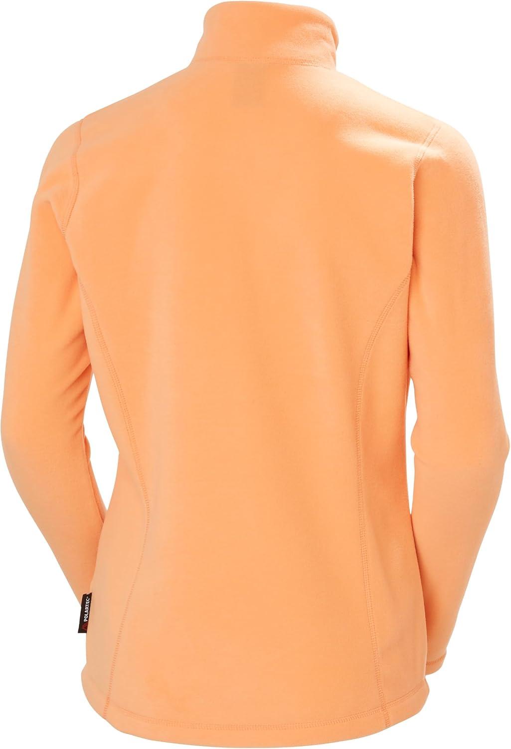 imageHellyHansen 50845 Womens Daybreaker 12 Zip Fleece Pullover Jacket306 Apricot Crush