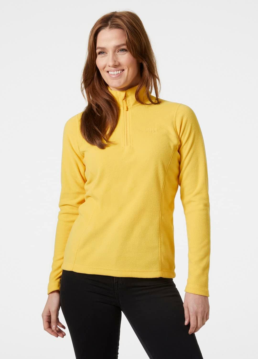 imageHellyHansen 50845 Womens Daybreaker 12 Zip Fleece Pullover Jacket341 Honeycomb