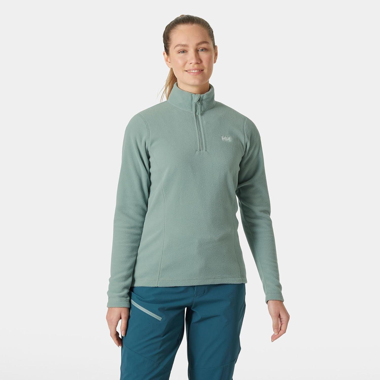 imageHellyHansen 50845 Womens Daybreaker 12 Zip Fleece Pullover Jacket489 Cactus