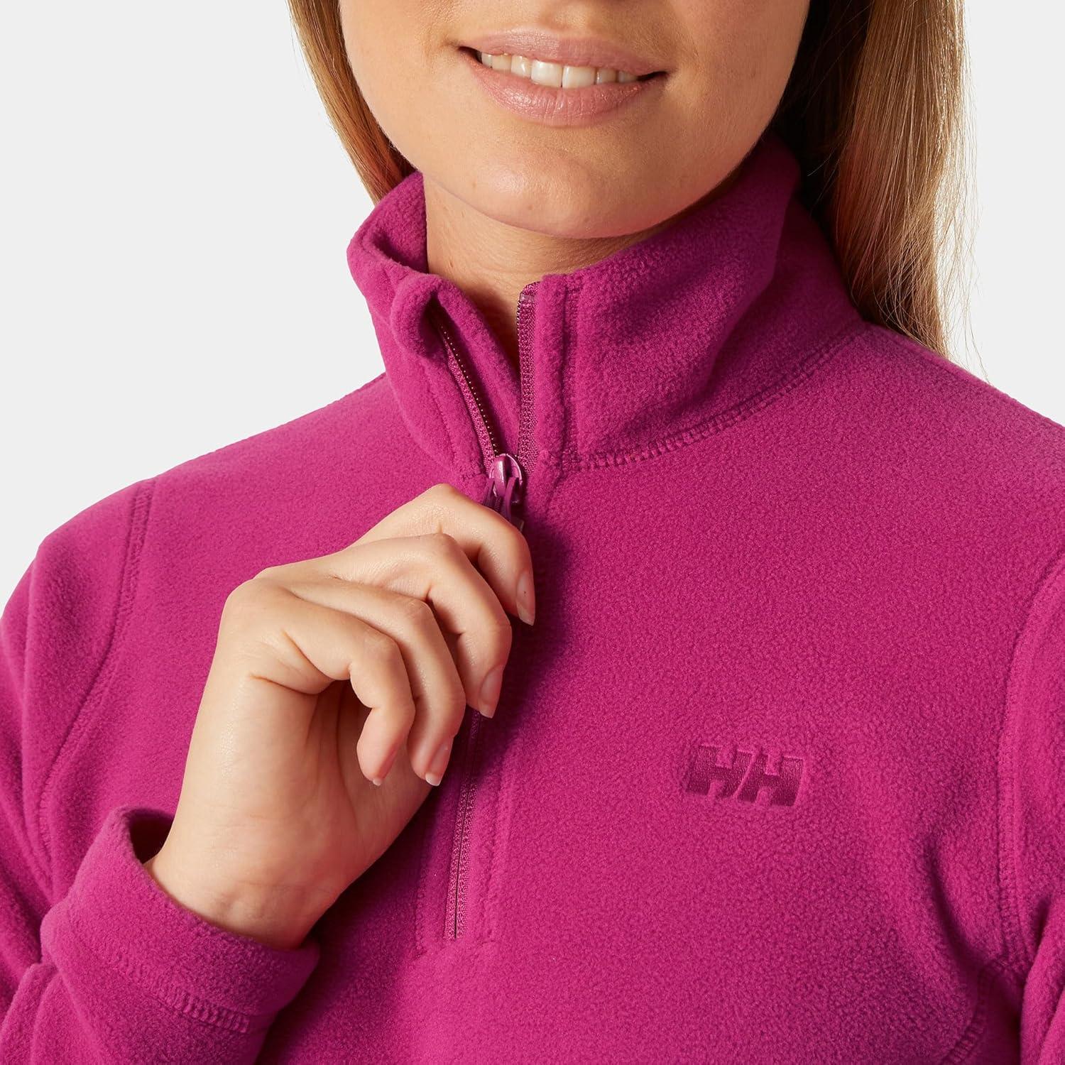 imageHellyHansen 50845 Womens Daybreaker 12 Zip Fleece Pullover Jacket663 Magenta 20