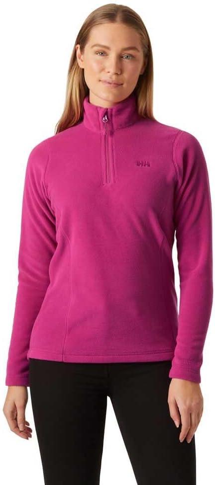 imageHellyHansen 50845 Womens Daybreaker 12 Zip Fleece Pullover Jacket663 Magenta 20