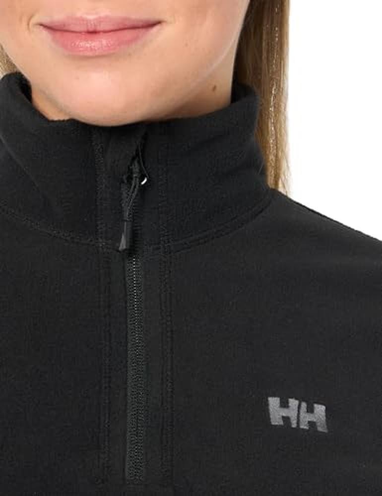 imageHellyHansen 50845 Womens Daybreaker 12 Zip Fleece Pullover Jacket990 Black
