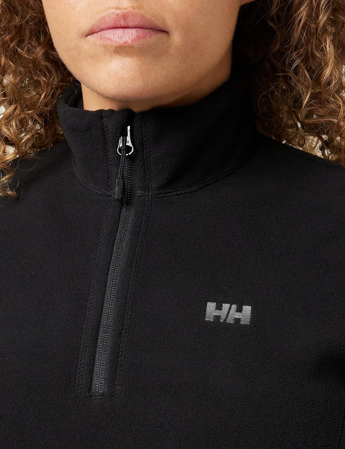 imageHellyHansen 50845 Womens Daybreaker 12 Zip Fleece Pullover Jacket990 Black