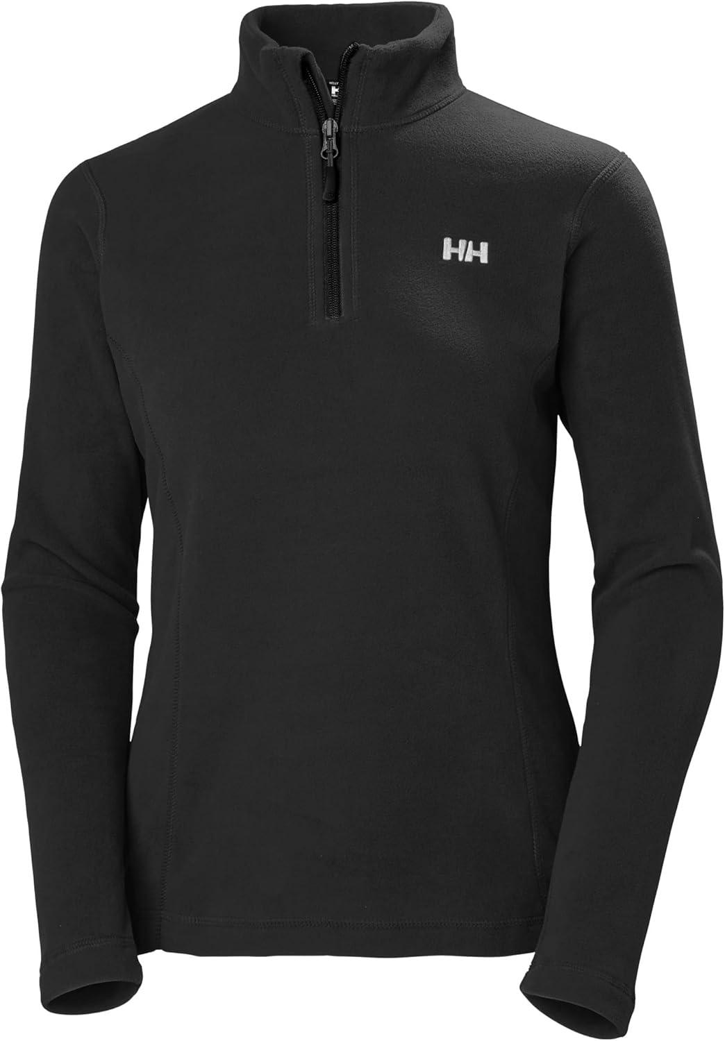 imageHellyHansen 50845 Womens Daybreaker 12 Zip Fleece Pullover Jacket991 Black
