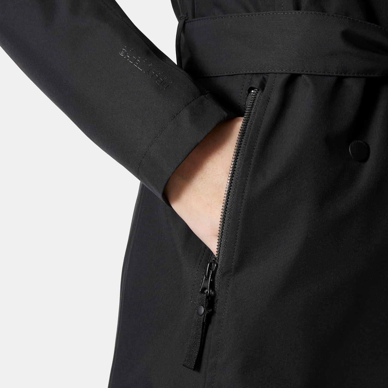imageHellyHansen womens Welsey Ii Trench Insulated Waterproof Breathable Jacket990 Black