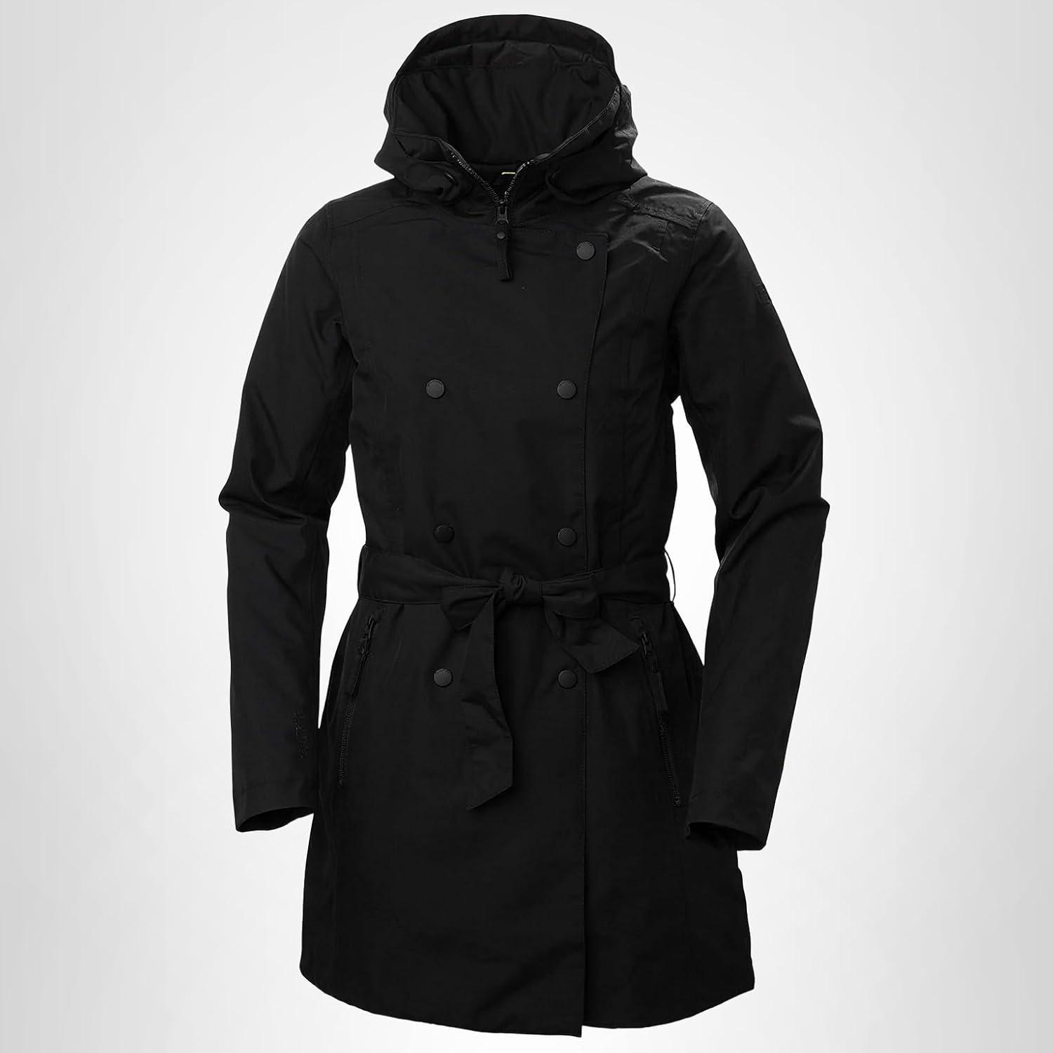 imageHellyHansen womens Welsey Ii Trench Insulated Waterproof Breathable Jacket990 Black