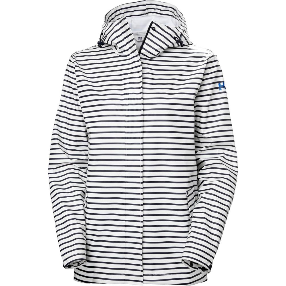 imageHelly Hansen womens Moss Jacket001 White Navy Stripe
