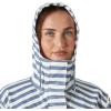 Helly Hansen womens Moss Rain Coat(601 Washed Navy Stripe Aop)