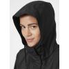 Helly Hansen womens Moss Rain Coat(990 Black)