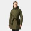 Helly-Hansen womens Welsey Ii Trench Insulated Waterproof Breathable Jacket(431 Utility Green)