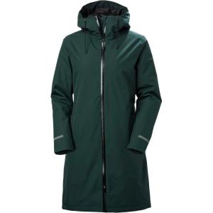 Helly-Hansen Womens Sustainable Mono Material Insulator Coat, Multiple Colors(495 Darkest Spruce)