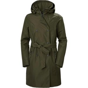 Helly-Hansen womens Welsey Ii Trench Insulated Waterproof Breathable Jacket(431 Utility Green)
