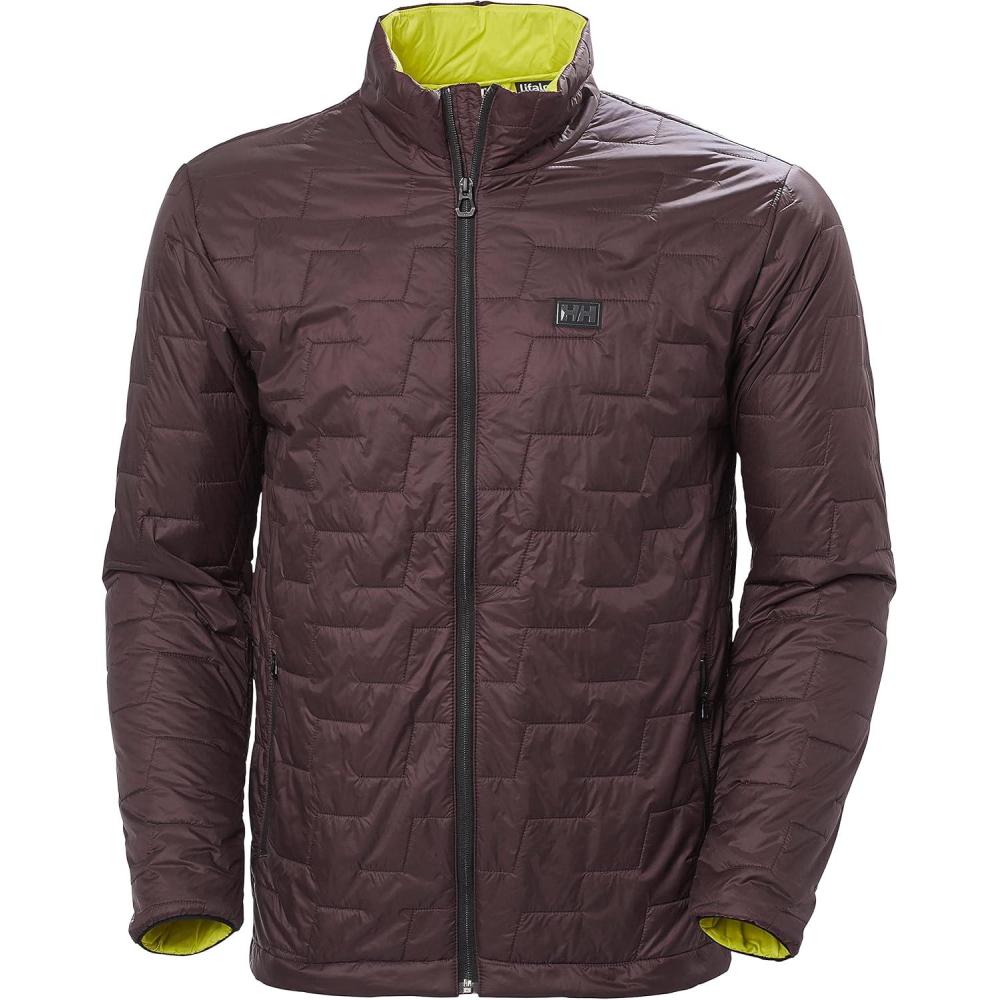 imageHellyHansen Lifaloft Insulator Ski Jacket for Men Lightweight WaterResistant amp Windproof with Handwarmer Pockets674 Bourbon