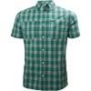 Helly-Hansen Lifaloft Insulator Jacket for Men, Lightweight Coat, Athletic-Shell-Jackets, Water-Resistant, Windproof(Jungle Green Outdoor Plaid)